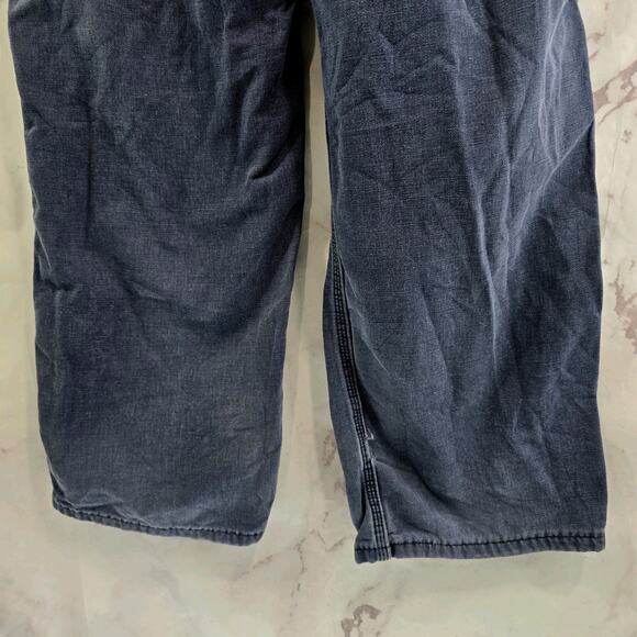 Carhartt Pants Mens 34 X 30 Blue FR Fire Resistant Canvas Cargo Carpenter - Picture 7 of 13